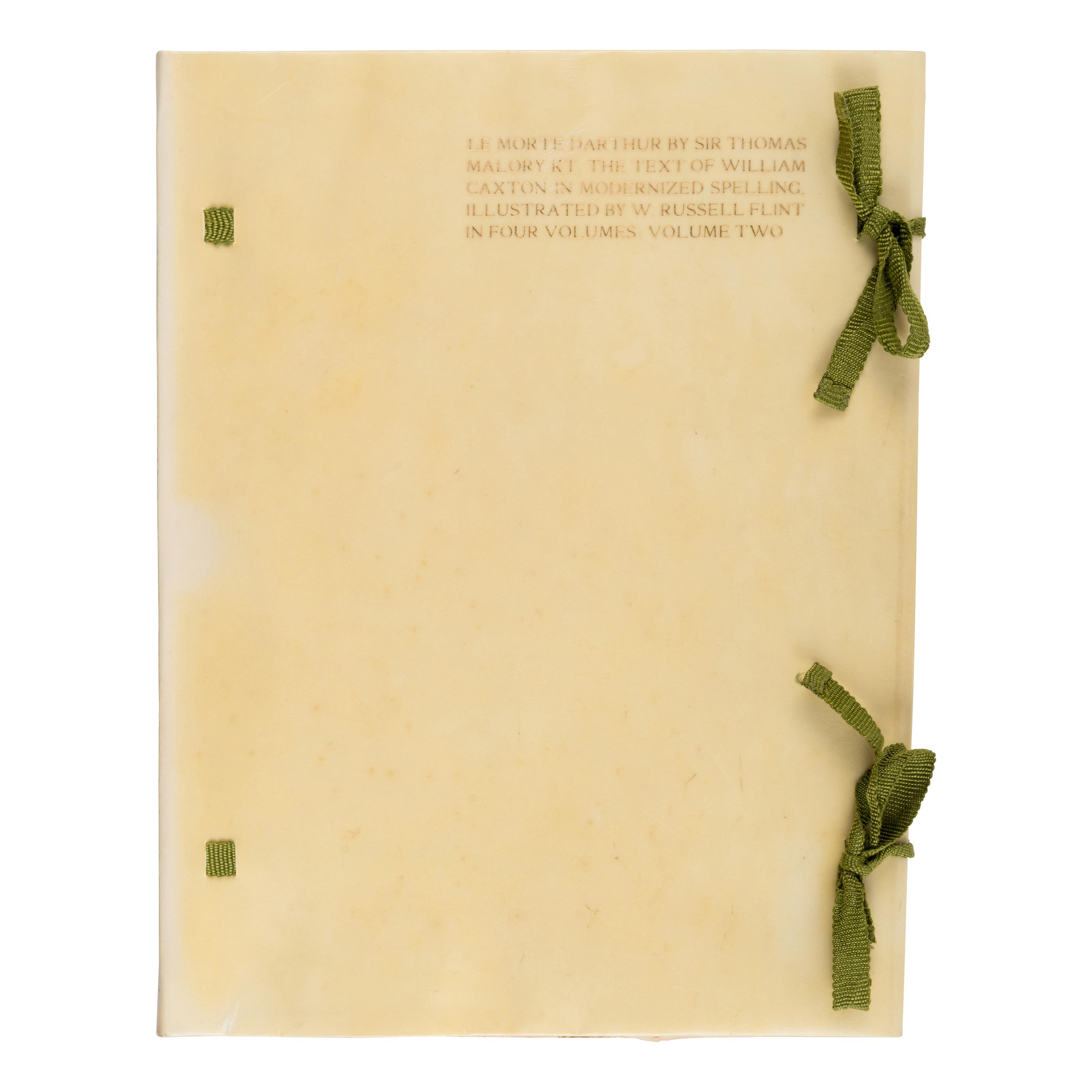 [Fine Press - Riccardi Press]. -- [Flint, William Russell, Sir (1880-1969), illustrator]. Malory, Thomas, Sir (1405-1471). Le Morte d'Arthur . London: Riccardi Press for Philip Lee Warner at the Medici Society, 1910-1911.