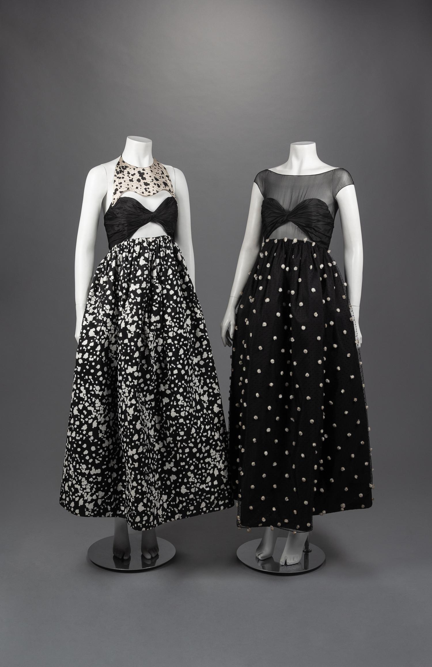 Two Geoffrey Beene Evening Dresses, Spring 1990