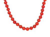CORAL BEAD NECKLACE