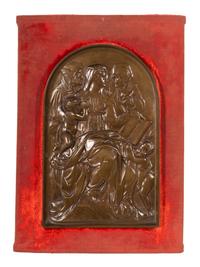 A French Bronze Plaque After Pierino da Vinci