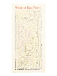 [MAPS]. A group of 3 early subdivision maps of Winnetka, Illinois, comprising: