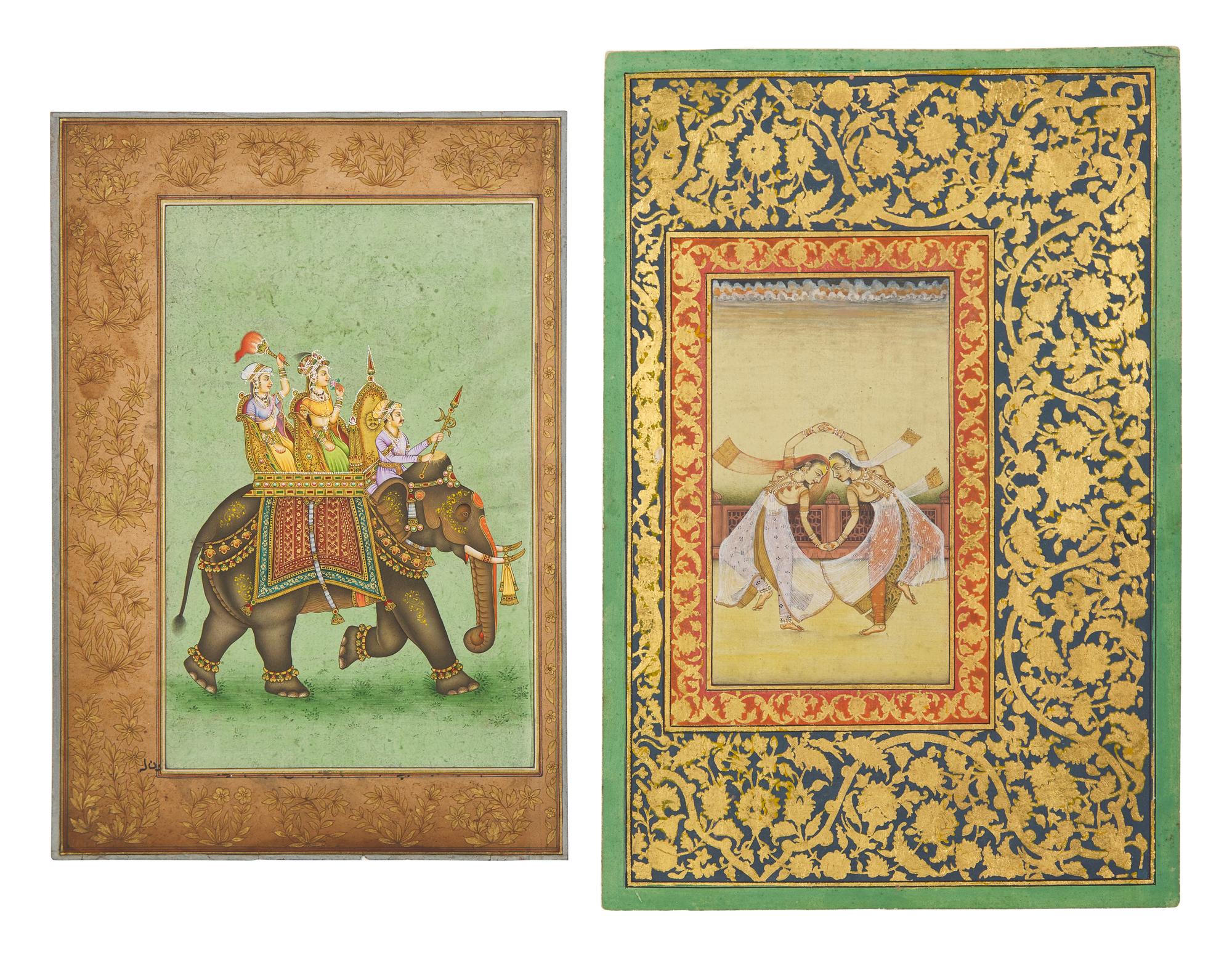 Two Indian Miniature Paintings