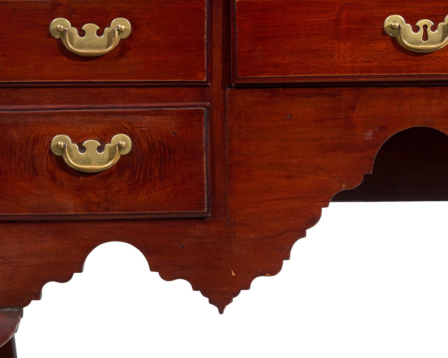 A Queen Anne Walnut High Chest of Drawers
