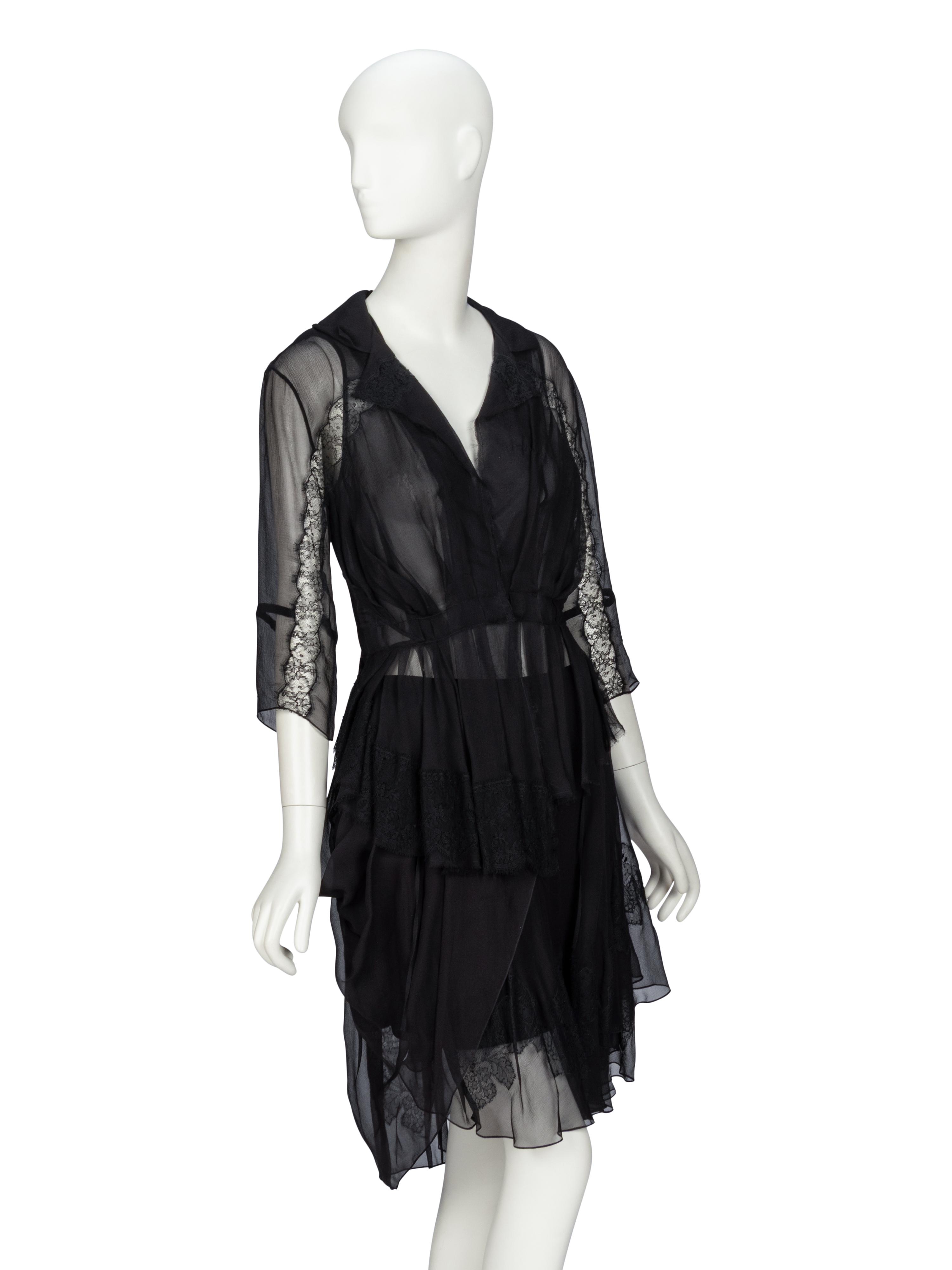 Nina Ricci & Christian Dior, Silk Blouse & Skirt