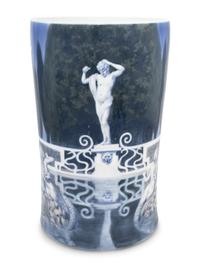 A Royal Copenhagen Porcelain Umbrella Stand
