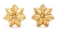 A Pair of Yellow Gold Brooches, Tiffany & Co., 22.00 dwts.