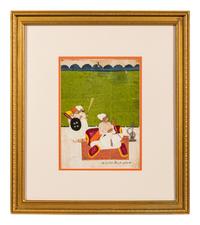 Two Mughal Miniature Paintings
