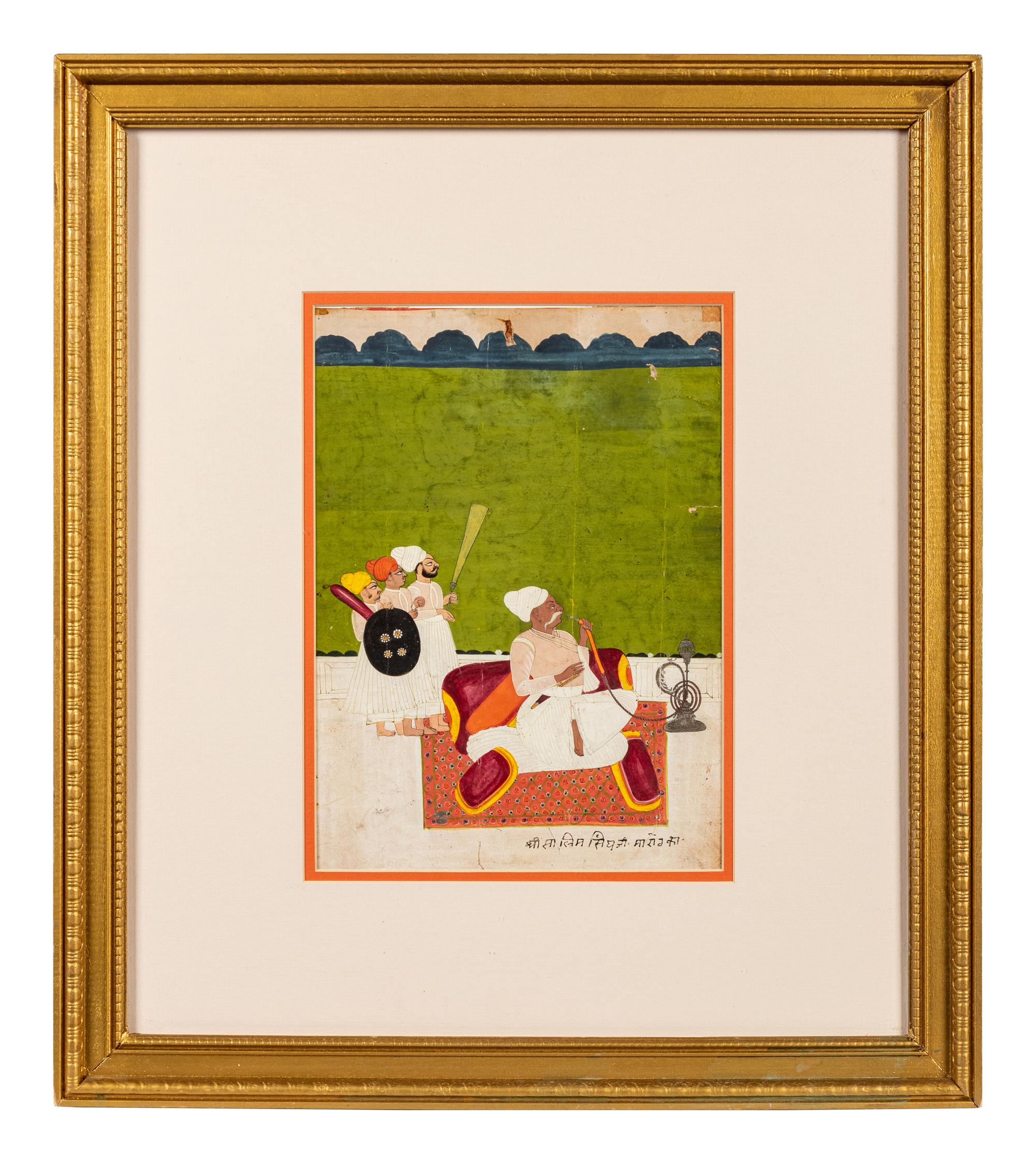 Two Mughal Miniature Paintings