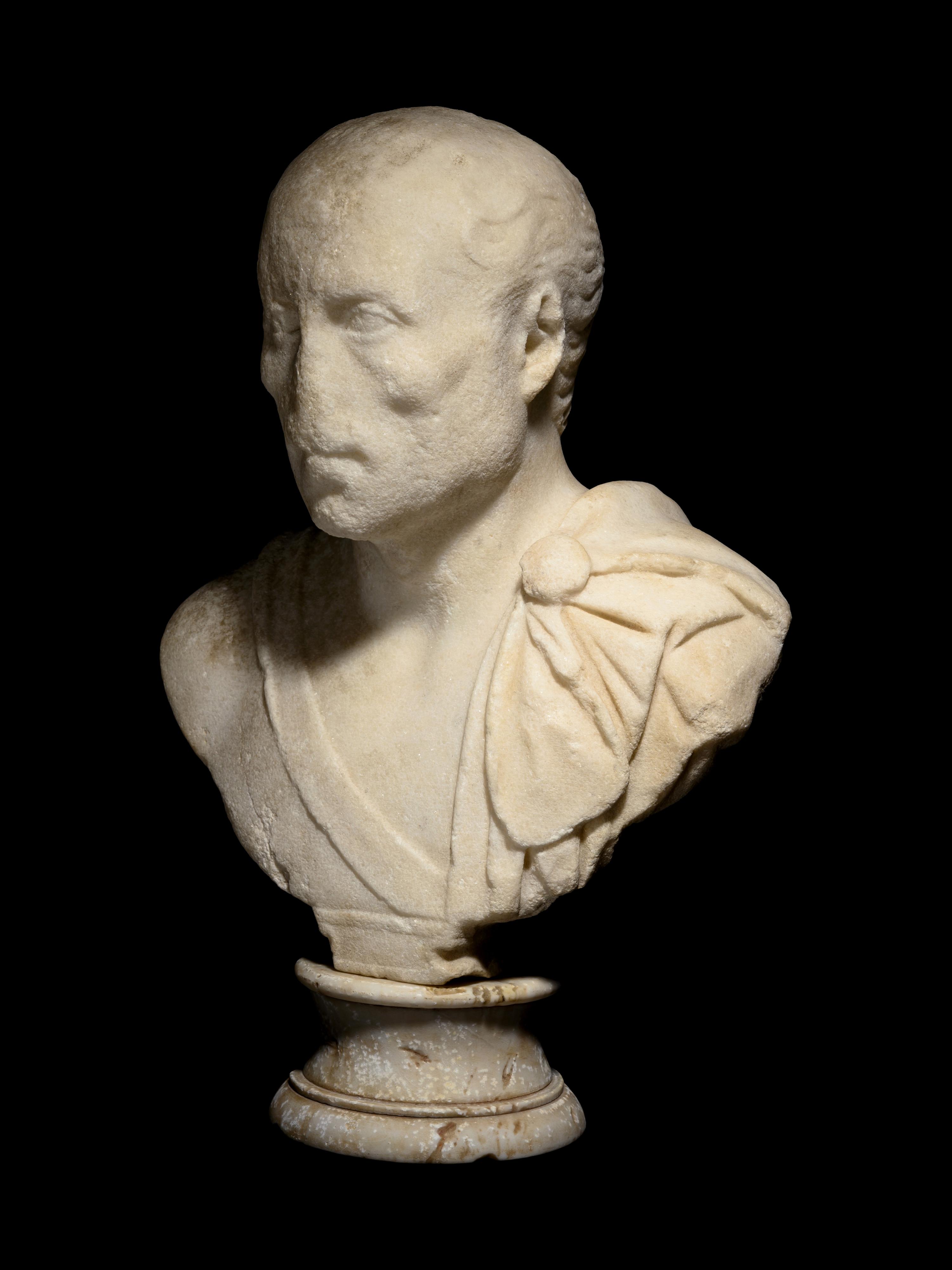 A Roman Marble Portrait Bust of a General