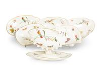 A Wedgwood Creamware Nautilus-Form Tureen and Seven Shell-Form Plates