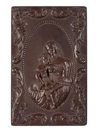 [CIVIL WAR]. A group of 4 ninth plate ambrotype and tintype portraits of soldiers, housed together in a Union case, comprising: