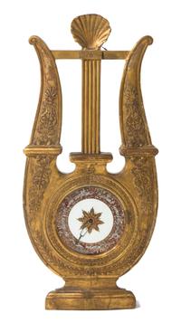 A French Giltwood Clock and Barometer — F. MOLTENO, PARIS, CIRCA 1800