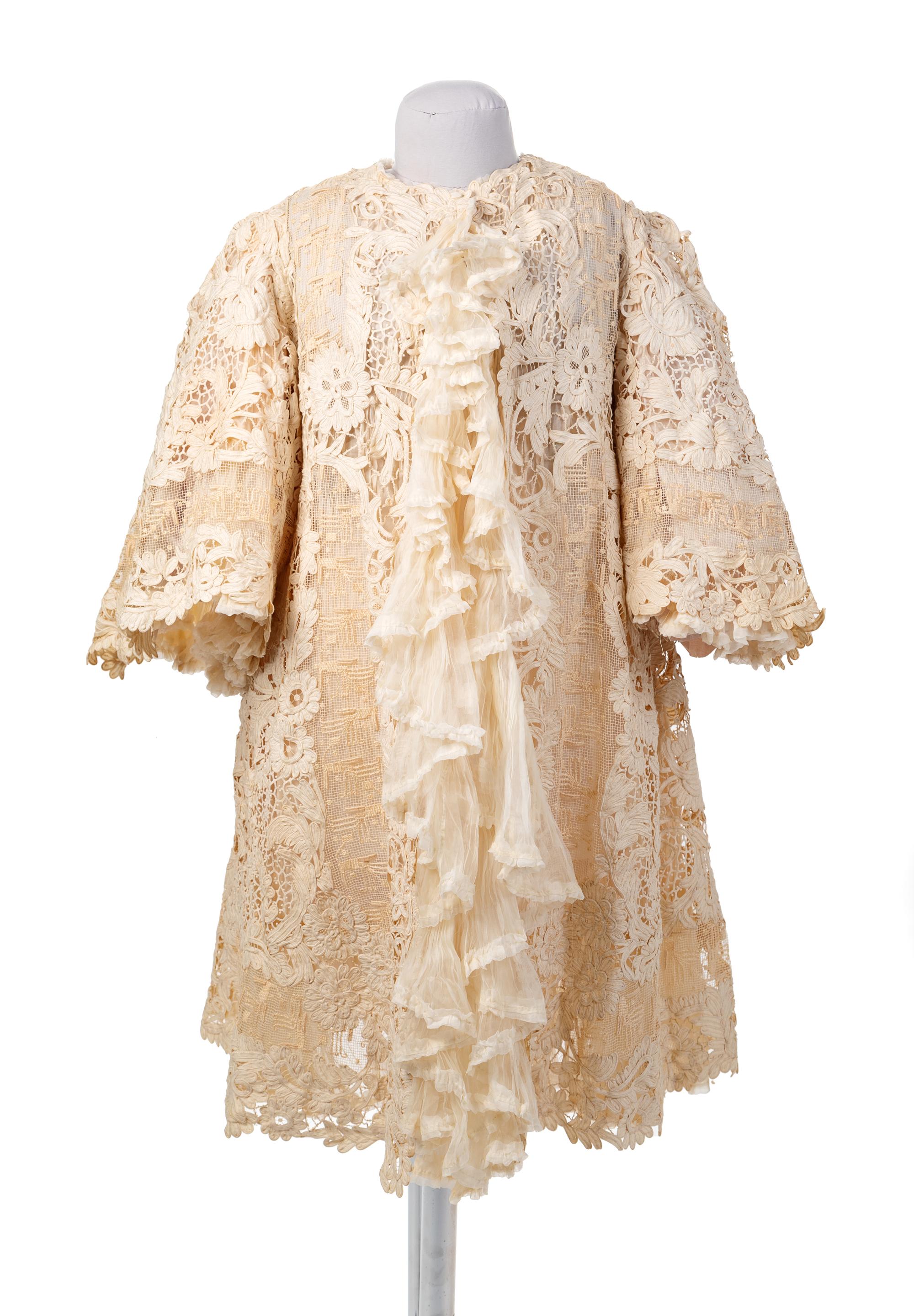 Edwardian Lace Jacket, 1900s No size label