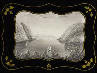 A Sandpaper Painting of a Hudson River Valley Scene