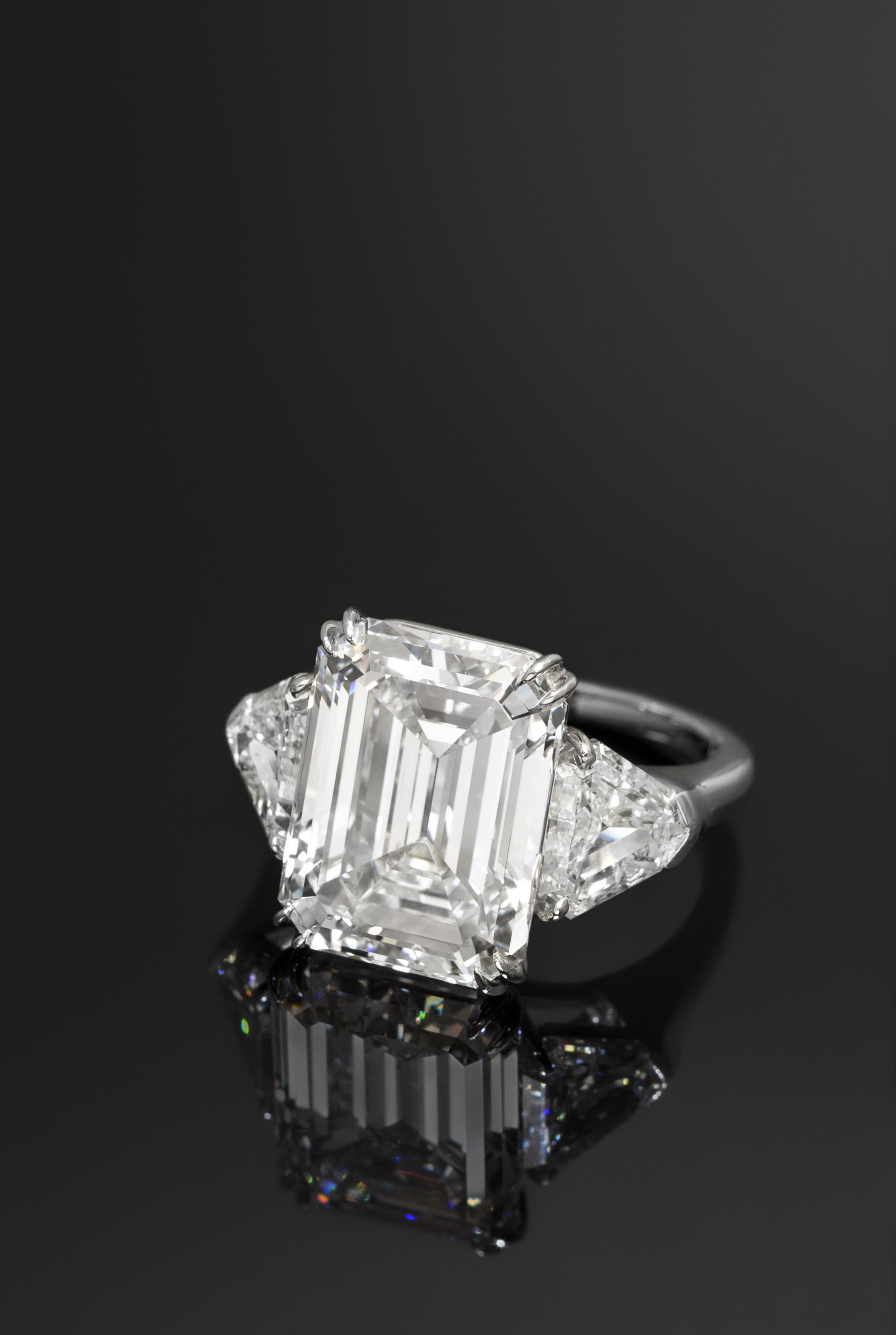 An Important Platinum and Diamond Ring, by Graff