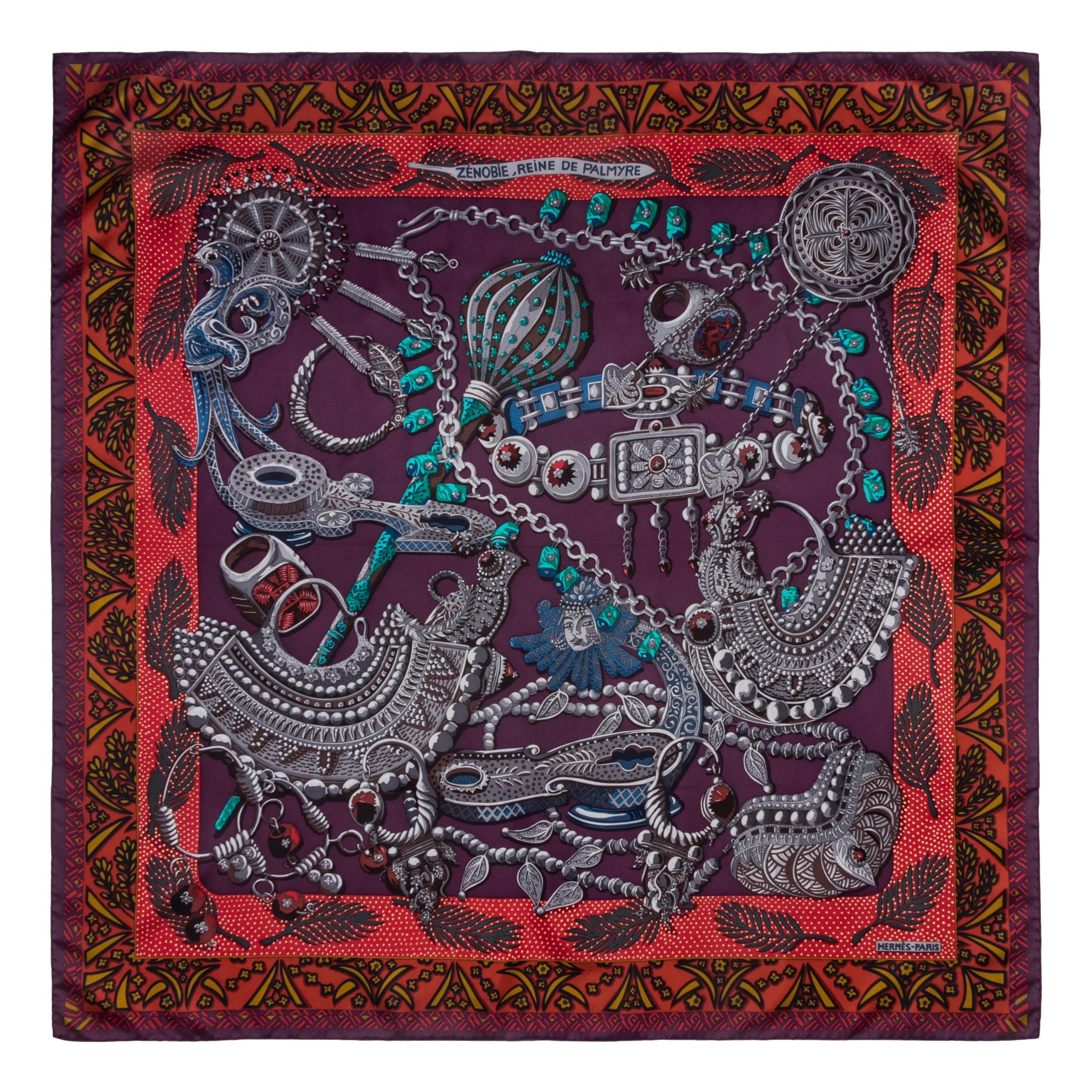 Hermès, Three Silk Scarves