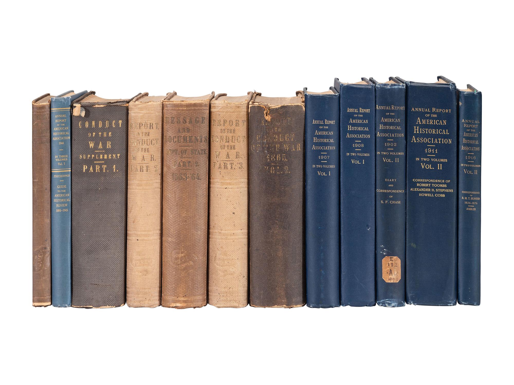 [CIVIL WAR]. Civil War reports and official records in approx. 60 volumes.