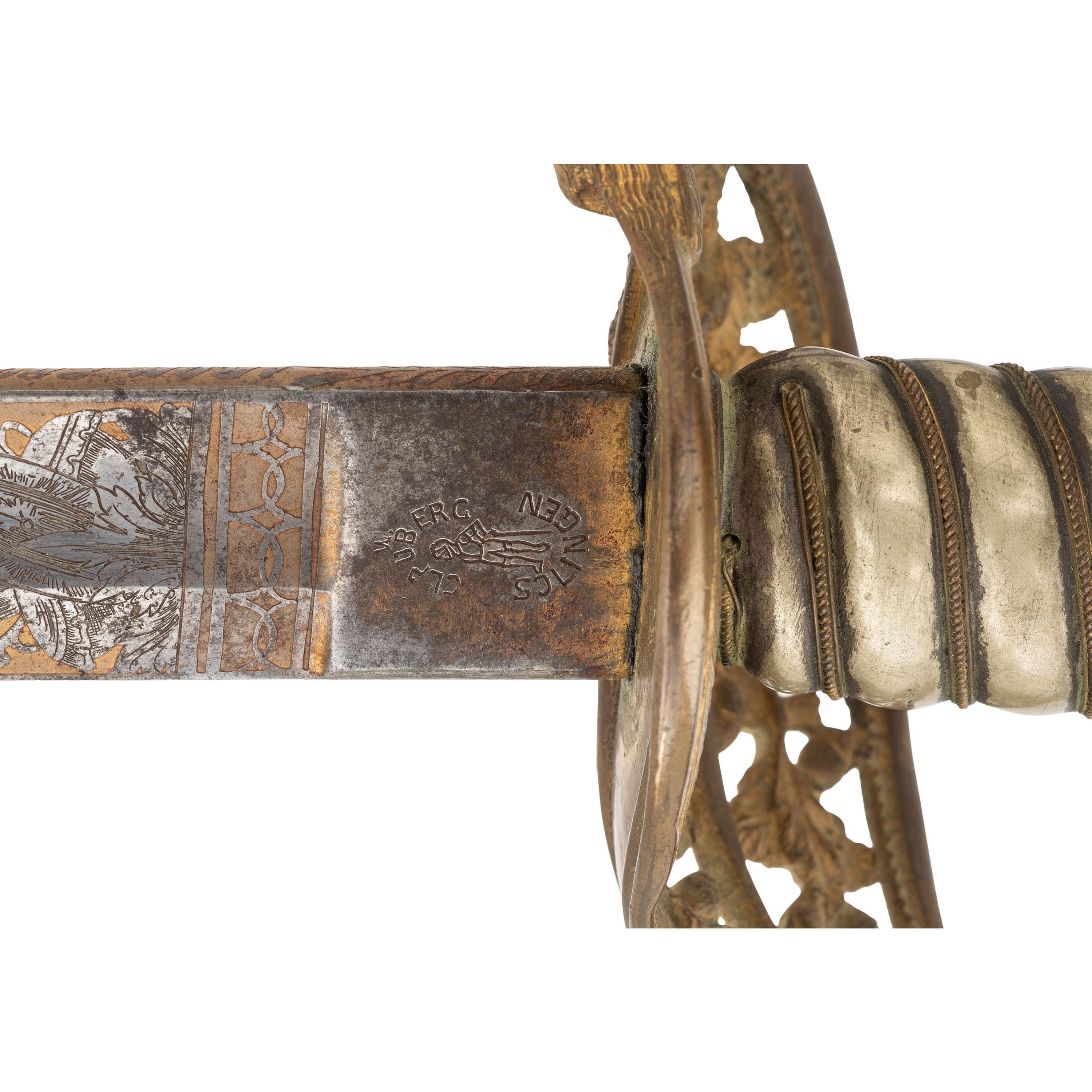 Clauberg Presentation Grade Model 1850 Staff & Field Officers Sword