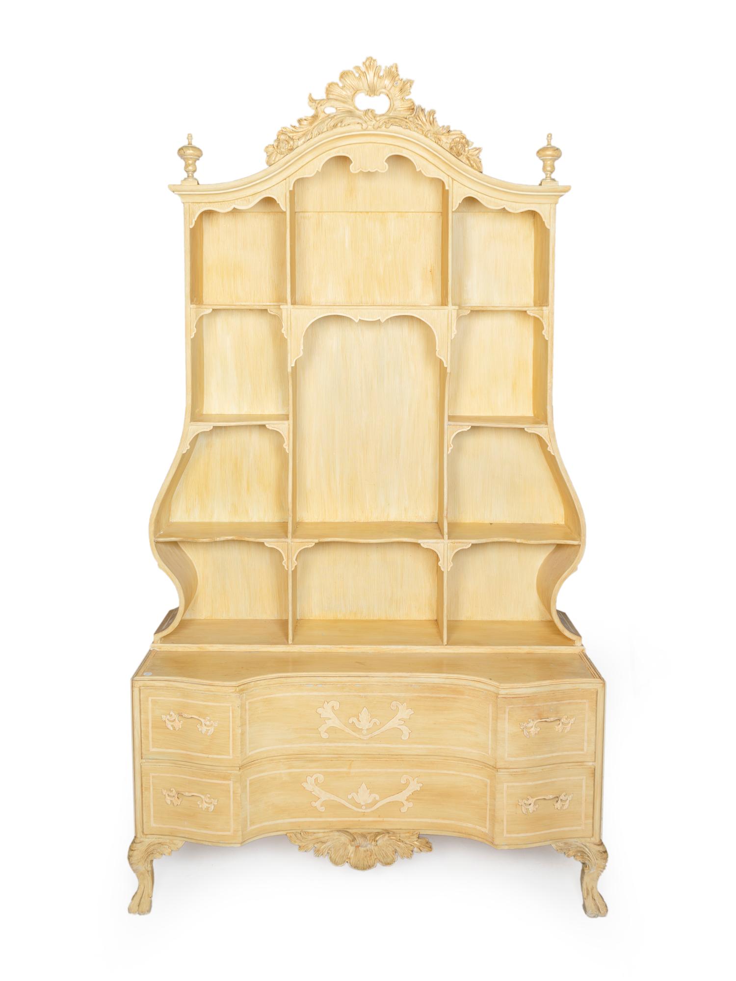 A Rococo Style Painted Etagere — 20TH CENTURY