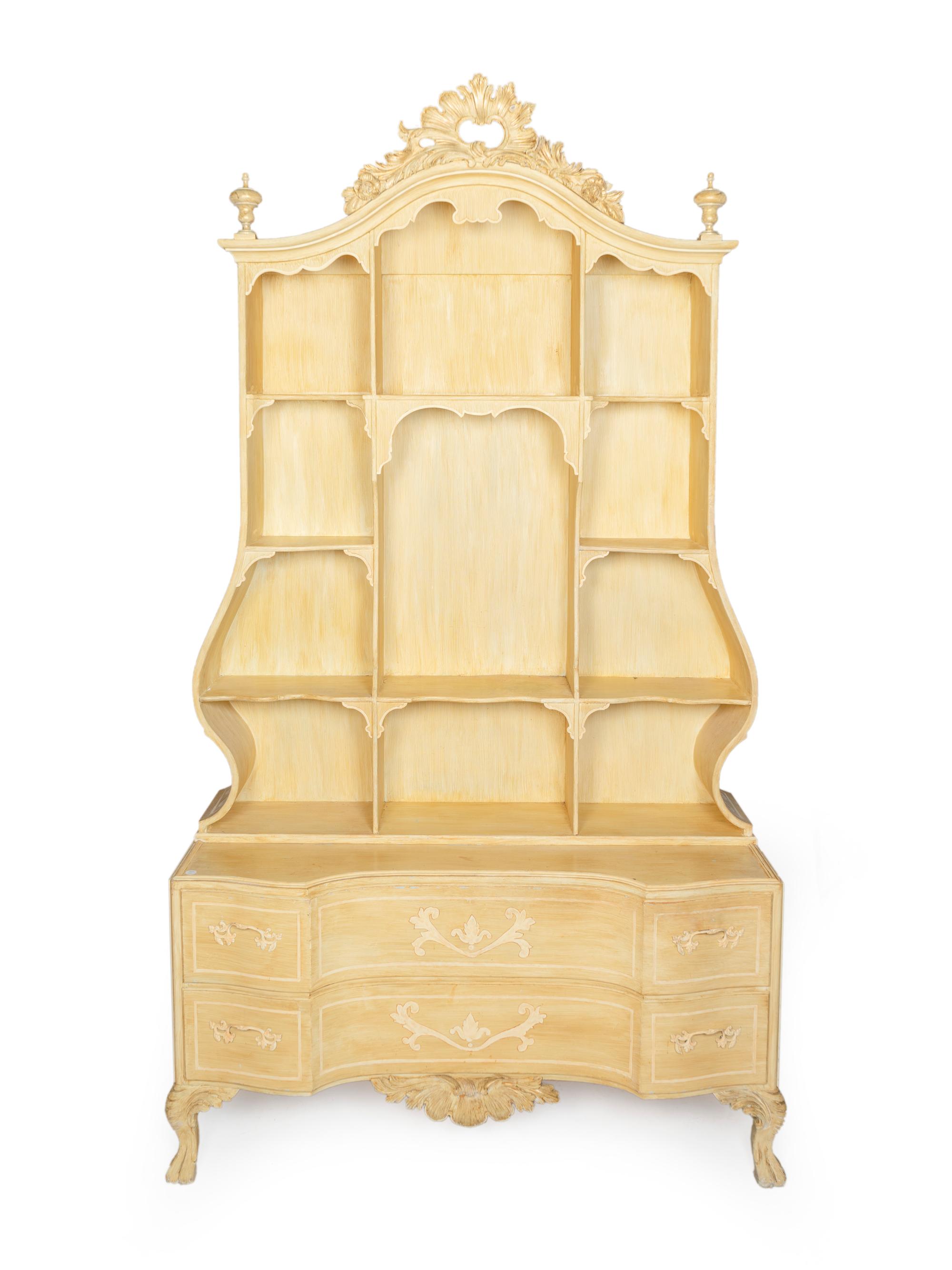 A Rococo Style Painted Etagere — 20TH CENTURY