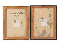 A Group of Four Works ( Als I2 , Als I3 , Testa di Uomo , and Il Bel Poeta) , 1959-60