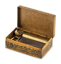 A Musical Movement in a Tin Transfer Box