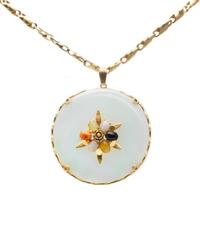 A Collection of Yellow Gold and Jade Jewelry, 85.80 dwts.
