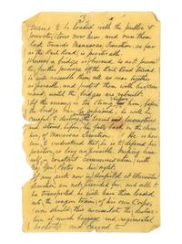 [CIVIL WAR]. Contemporary carbon copy of General Orders issued by Maj. Gen. Pope relating to the Second Battle of Bull Run, signed by George D. Ruggles as Colonel and Chief of Staff. Warrenton Junction [VA], 27 August 1862.