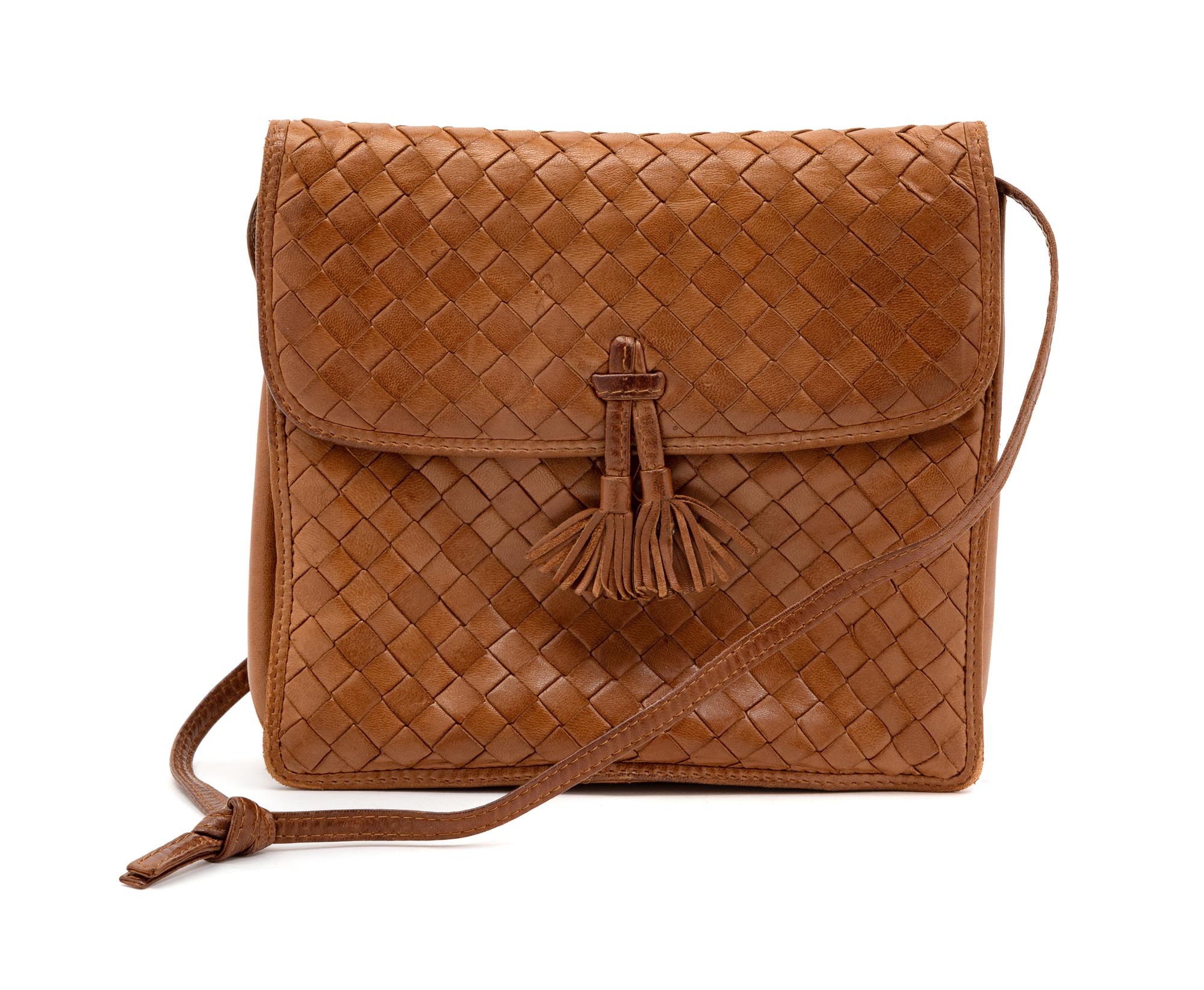 Bottega Veneta Brown Intrecciato Handbag, 1980-2000s