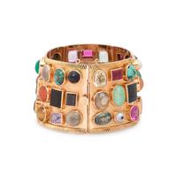 ROSE GOLD AND MULTIGEM BRACELET