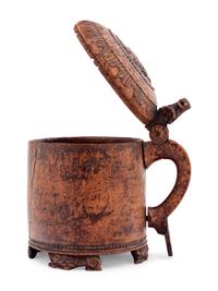 A Northern European Burlwood Tankard