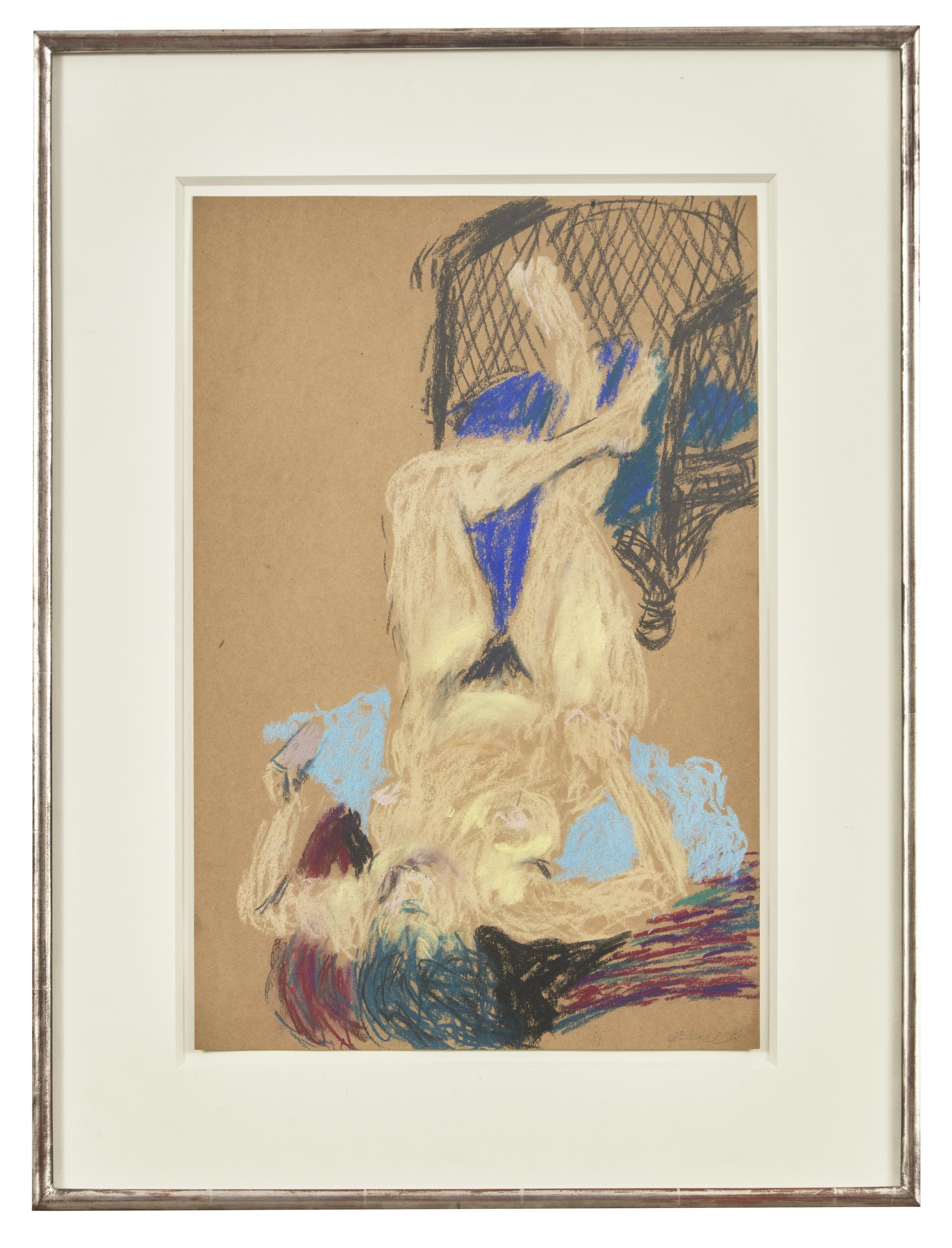 Reclining Nude with Leg on Chair , 1961