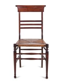 An American Mahogany Side Chair