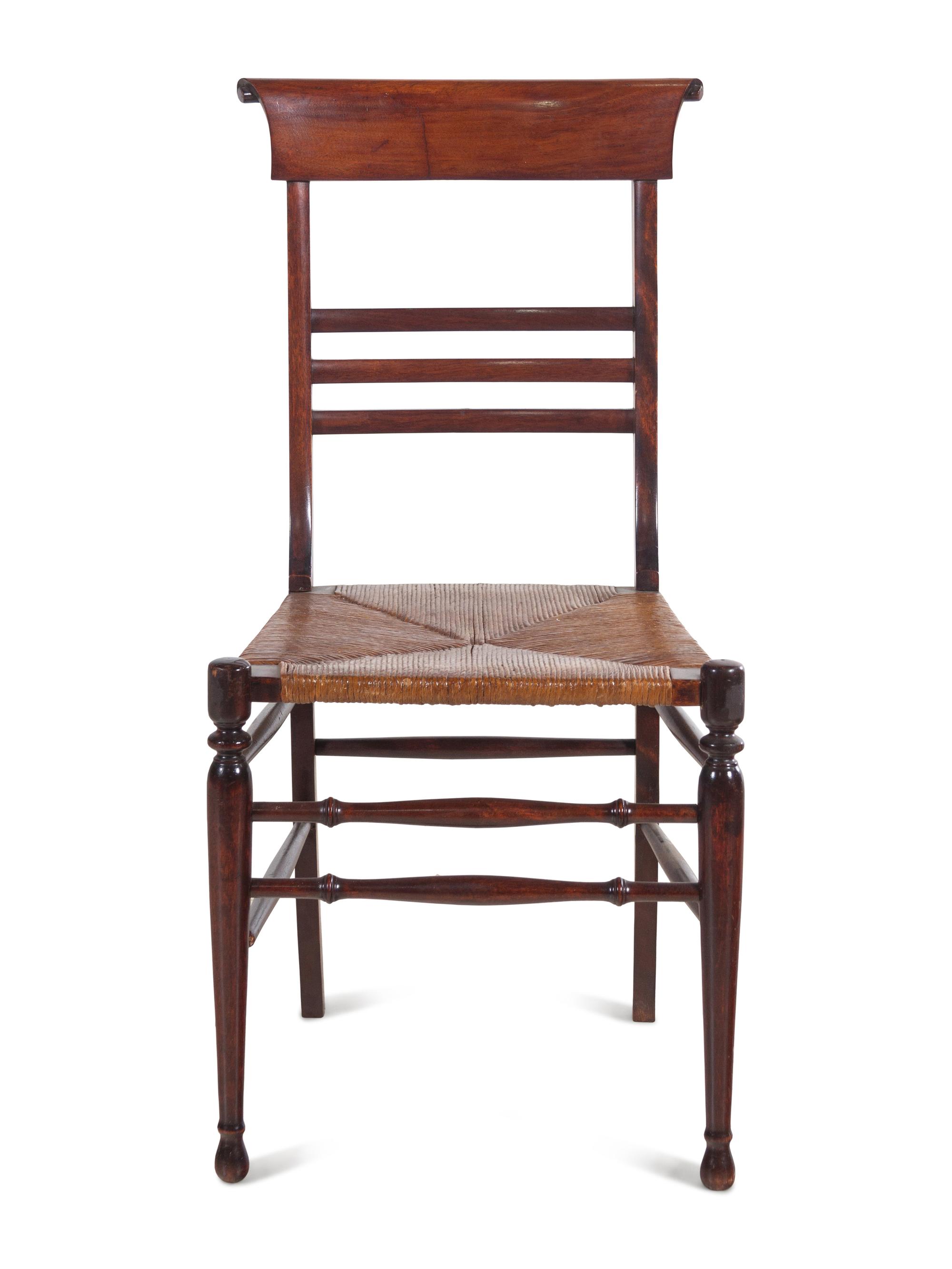 An American Mahogany Side Chair
