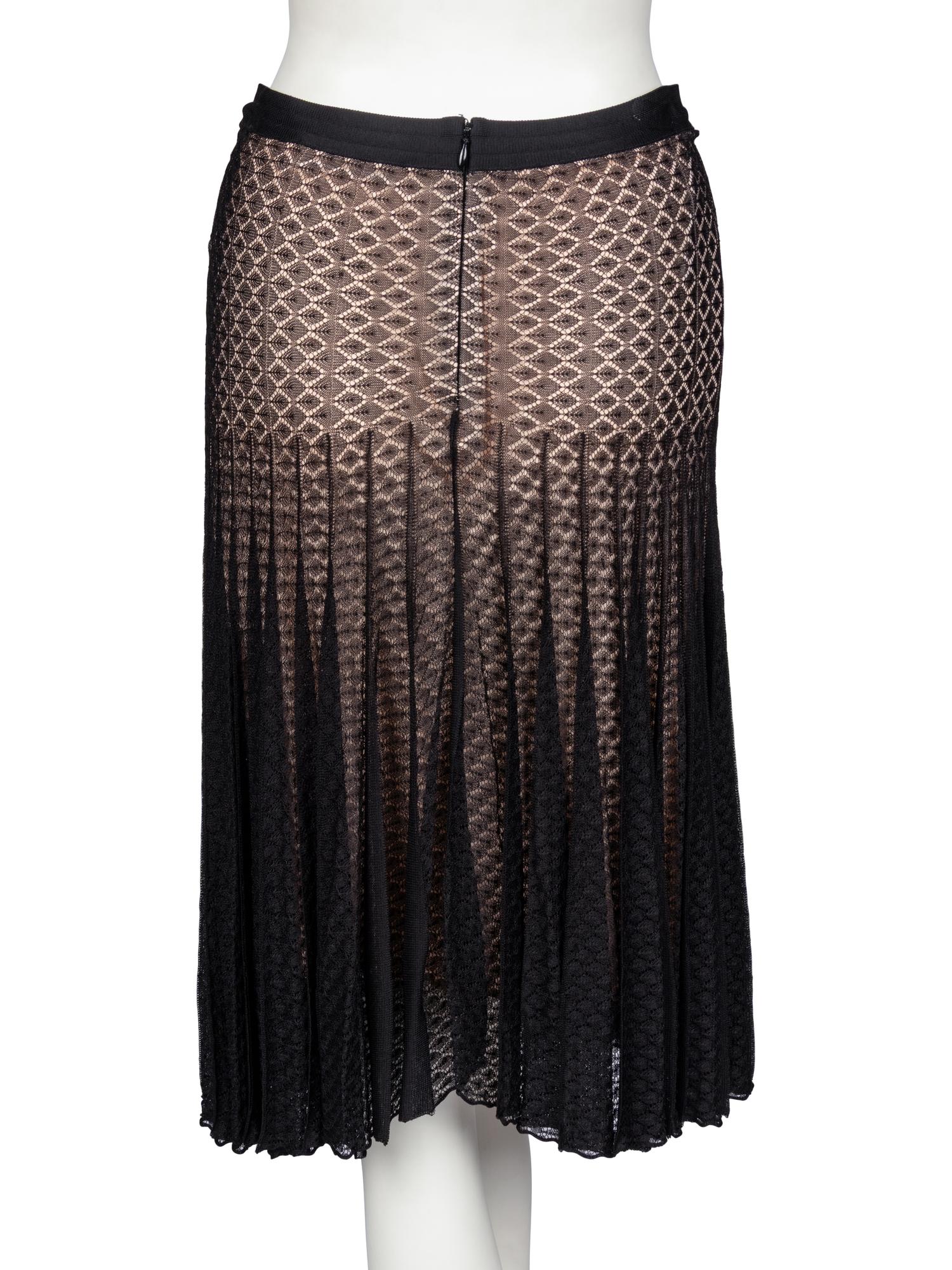 Christian Dior by John Galliano , Knit Lace Dress & Matching Skirt