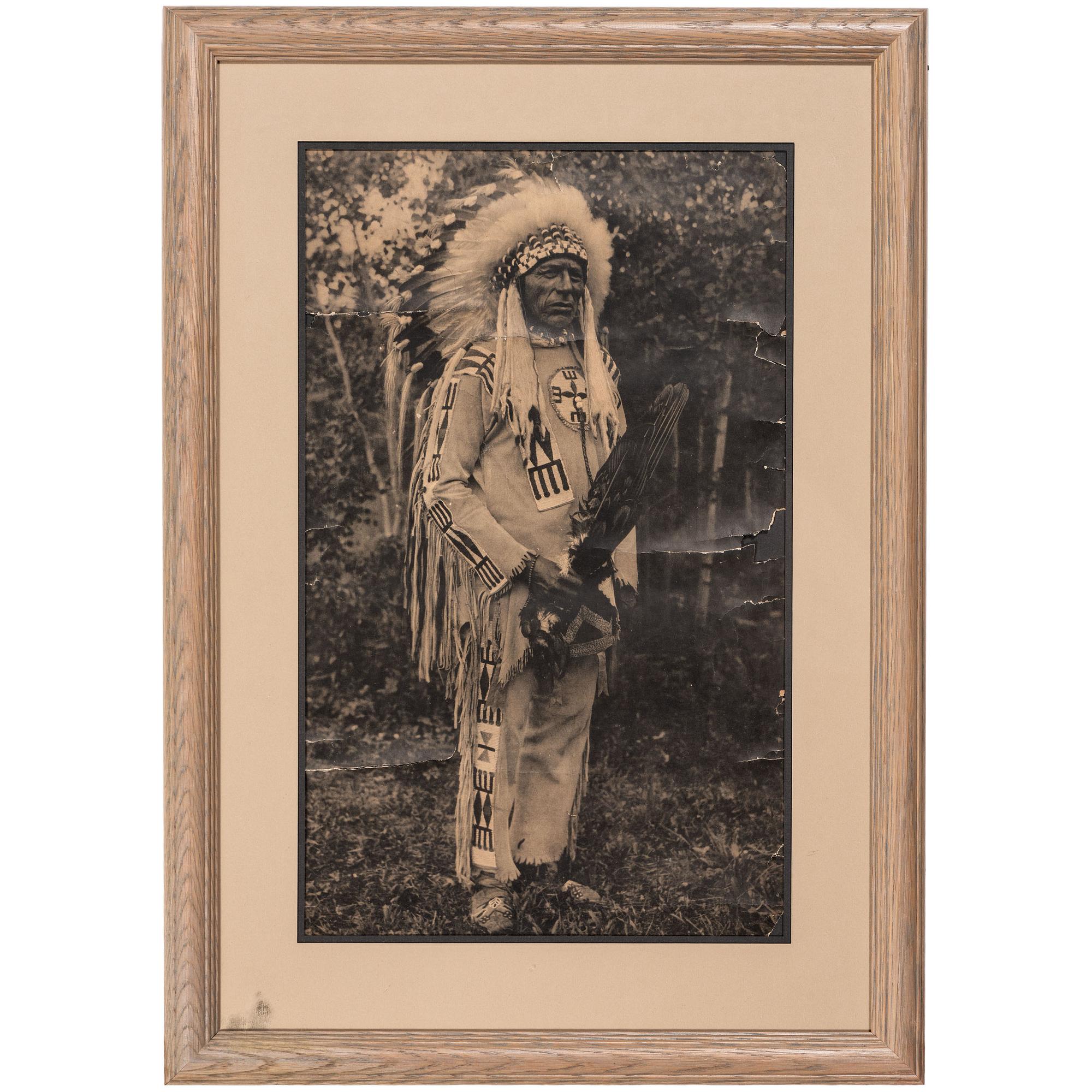 [NATIVE AMERICANS]. A group of 21 prints and photographs of Native American subjects, incl. examples by L.A. Huffman and Detroit Photographic Co.