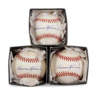 A Group of Three Harmon Killebrew Signed Baseballs,