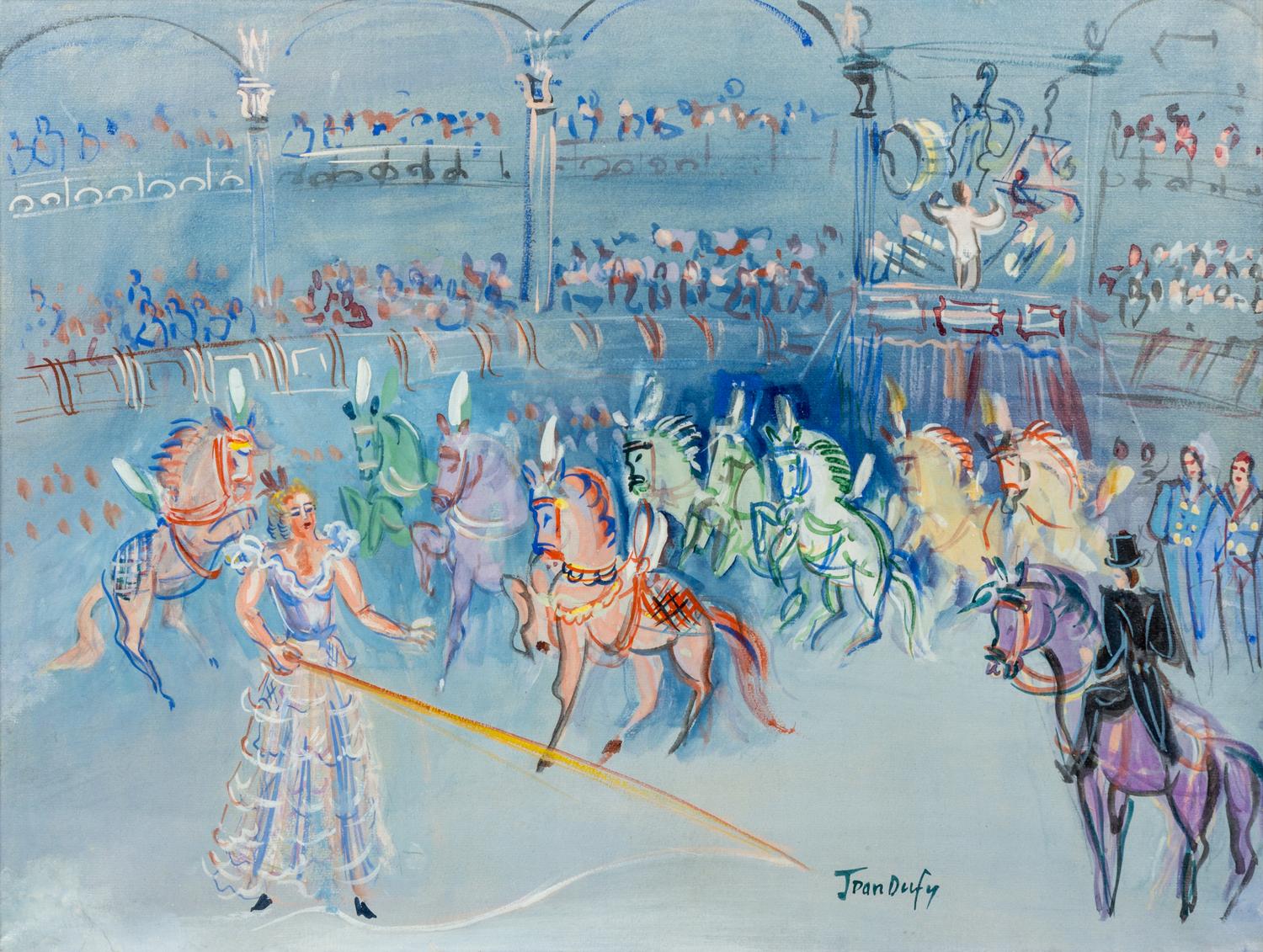 Jean Dufy, (French, 1888–1964), Scene du Cirque