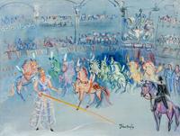 Jean Dufy, (French, 1888–1964), Scene du Cirque