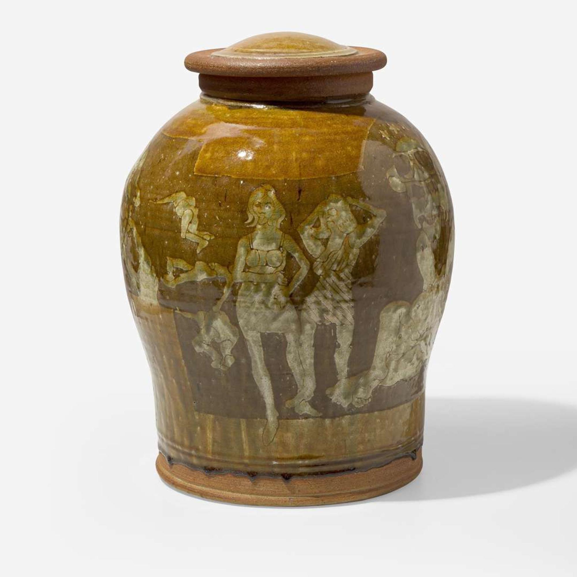 Philip Cornelius (American, 1934-2015) Covered Jar, USA, circa late 1960s