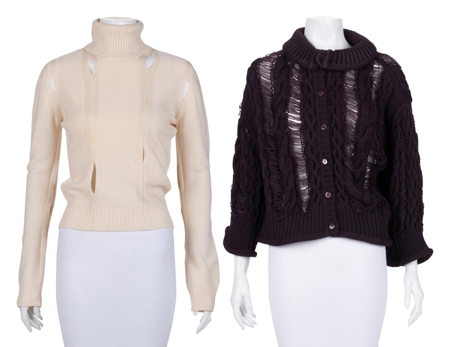 Two Christian Dior Knit Tops,1990-2000s