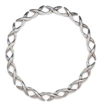 A Sterling Silver "X" Necklace, Tiffany & Co., Italy, 49.30 dwts.