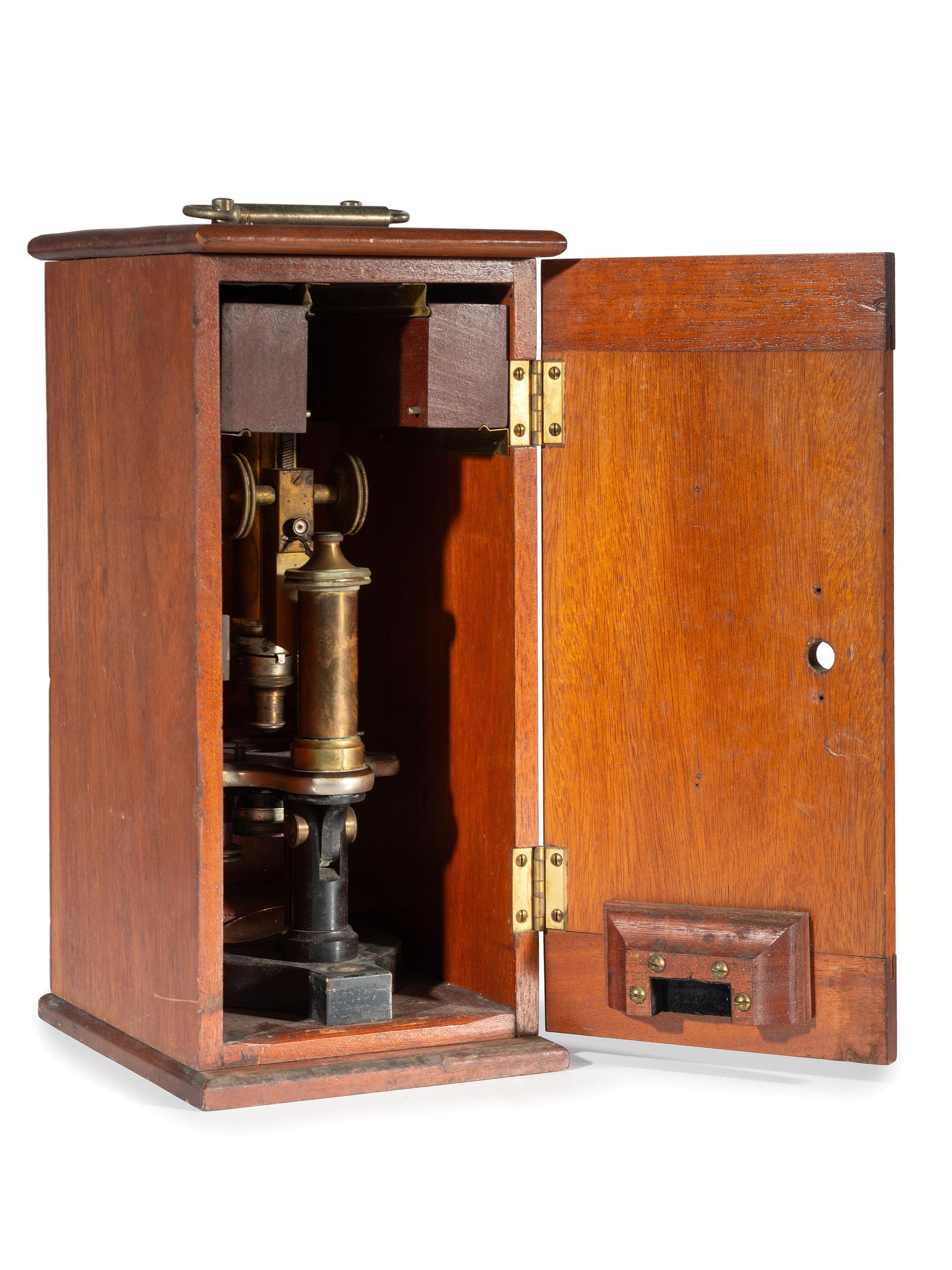 [SCIENCE & TECHNOLOGY]. W. & L.E. Gurley surveyor's transit and tripod, plus.