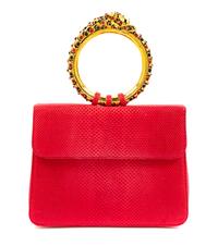 Judith Leiber Red Skin Purse