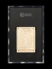 A 1910 Tip Top Bread Ed Abbaticchio Baseball Card (SGC 3 VG)