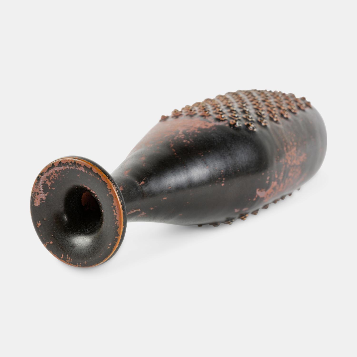 Flattened Bottle-Form Vase, 1967 Gustavsberg, Sweden