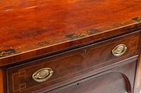 A George III Marquetry and Mahogany Sideboard