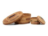 Nuu-chah-nulth / Makah Lidded Trinket Baskets