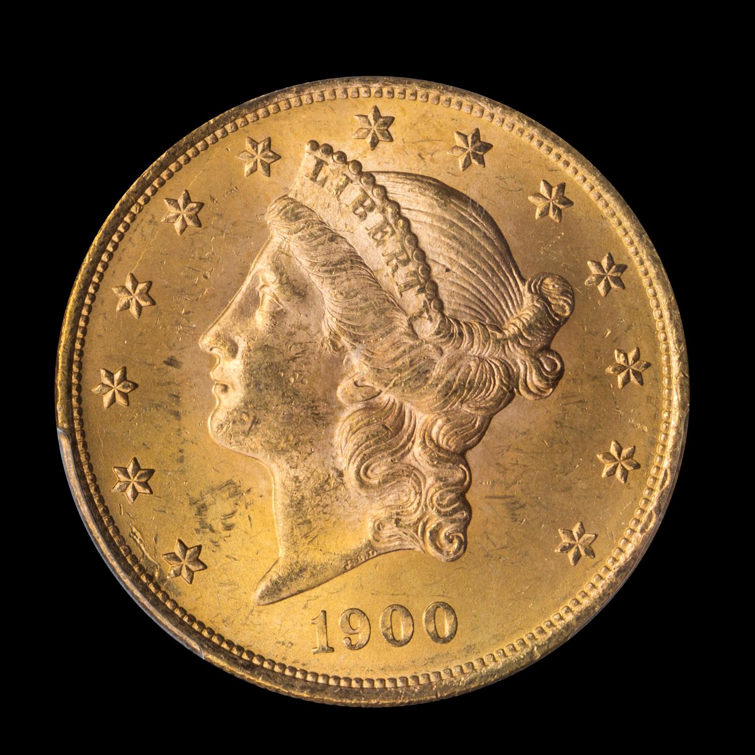 A United States 1900 Liberty Head $20 Gold Coin