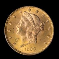 A United States 1900 Liberty Head $20 Gold Coin